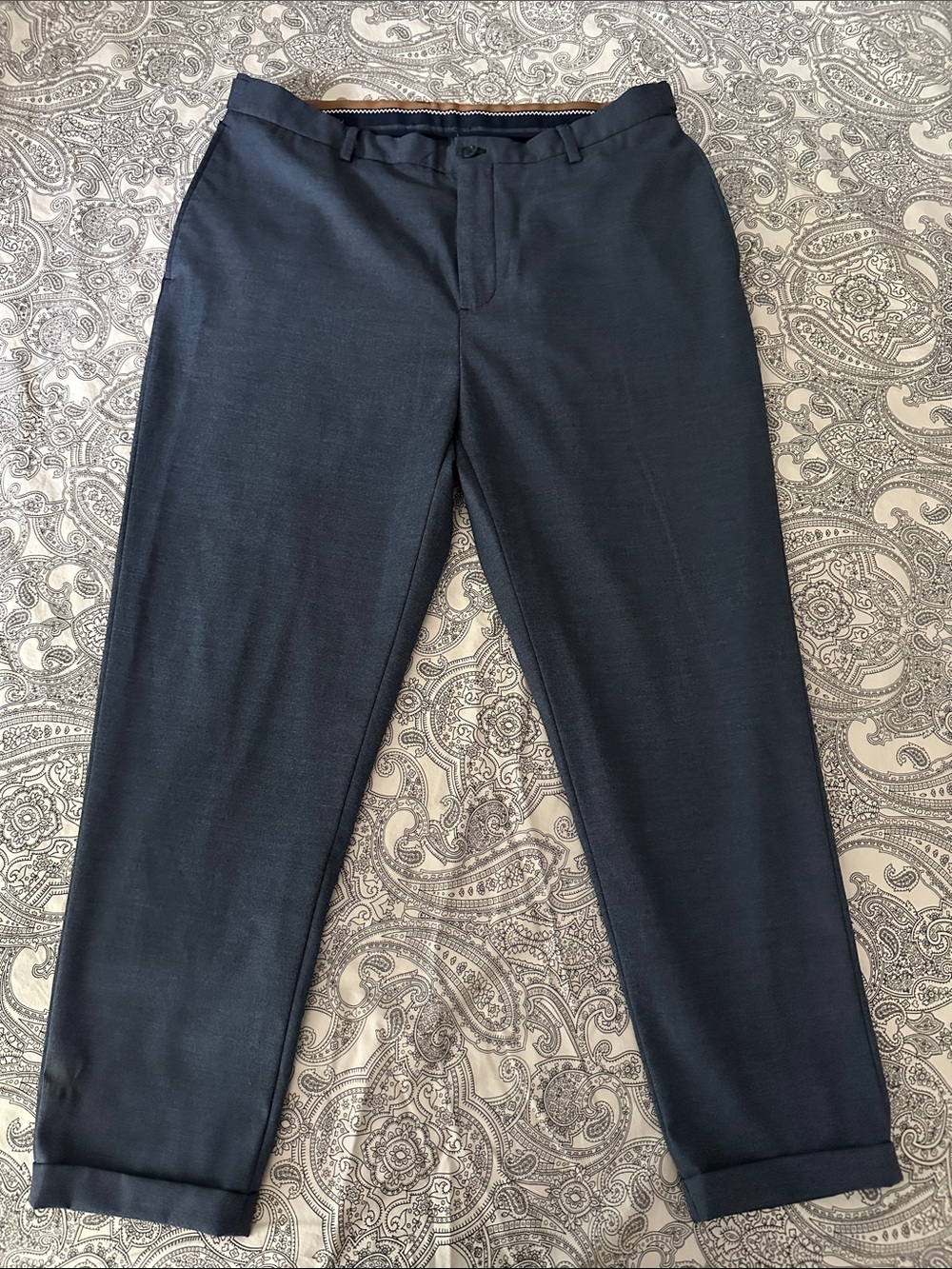 Zara Men Navy Dress Trousers size EUR42/USA32